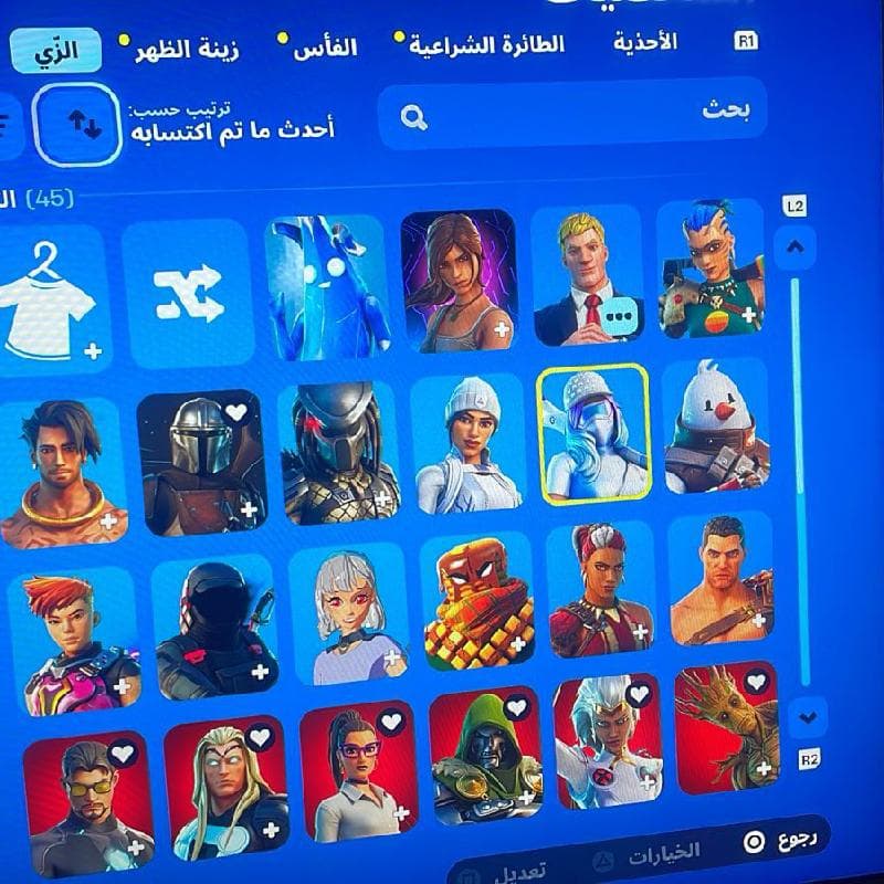 بيع حساب فورتنايت مع حساب سوني مجاني