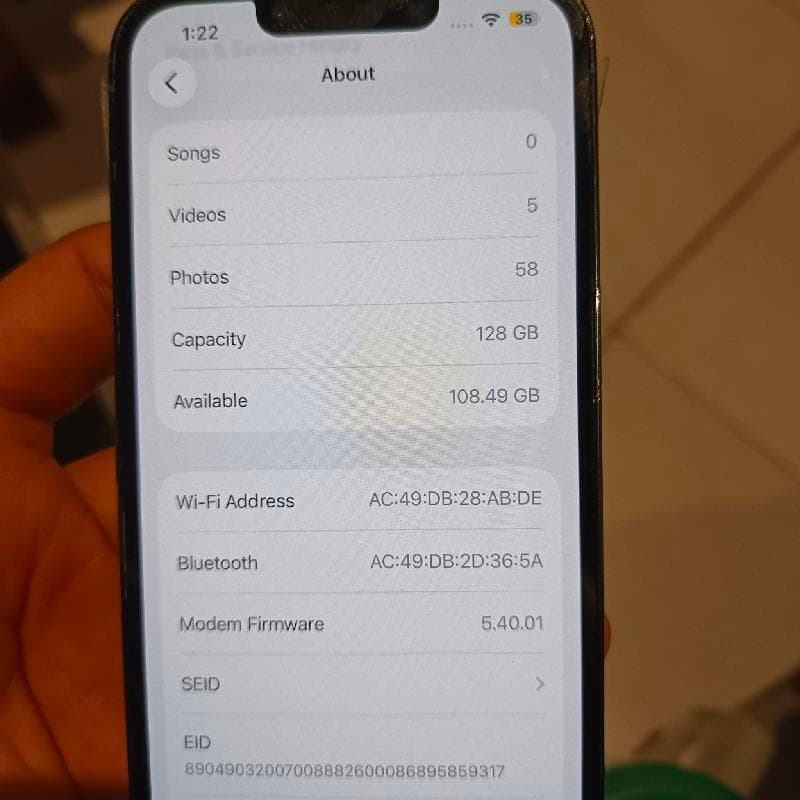 iPhone 13 pro good condition 128GB Battery 97%