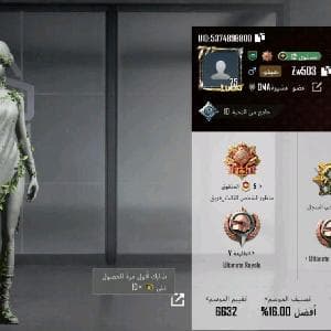 حساب ببجي للبيع 400 قابل للتفاوض