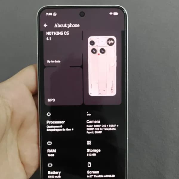 نوثينق فون 3 || Nothing phone 3 16 Ram - 512 gigs