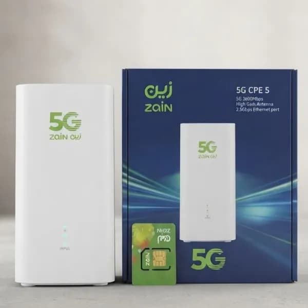 جهاز وشريحة بيانات 5G من زين
