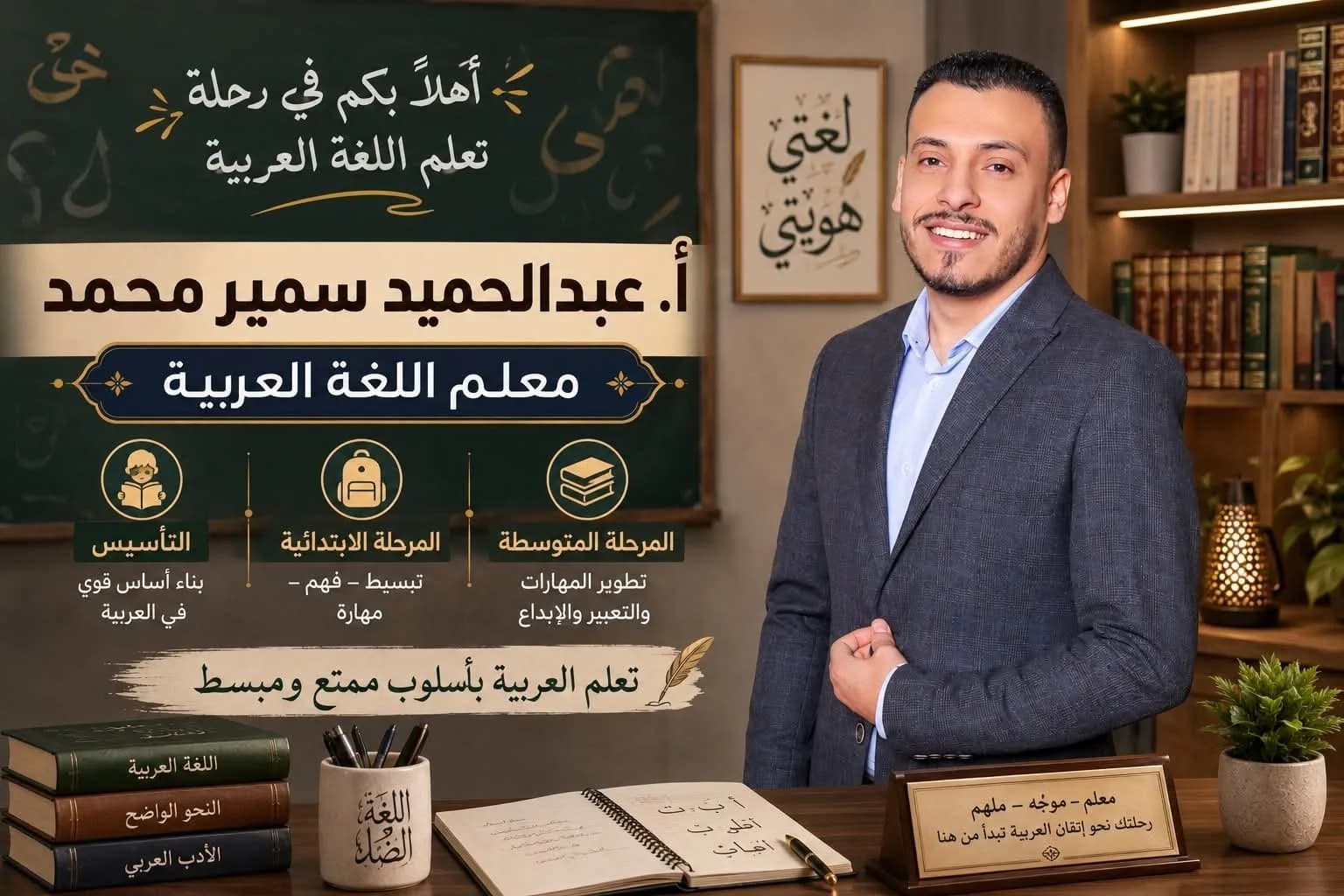 معلم تأسيس للصفوف الاولي  لغل عربية