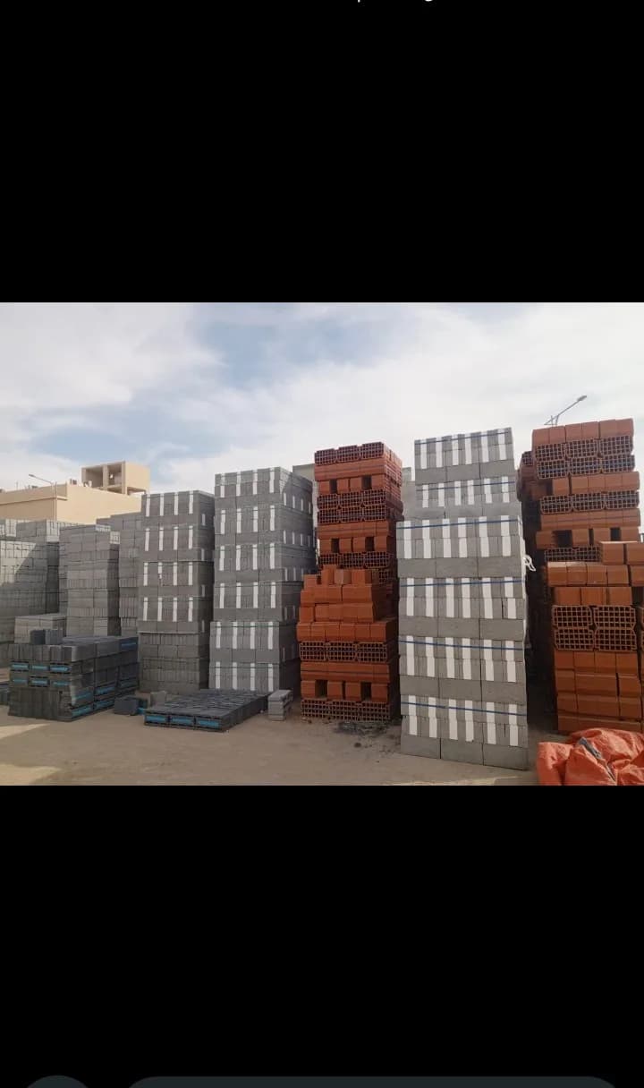اسمنت رمل بلوك عتب اسمنتيه.
