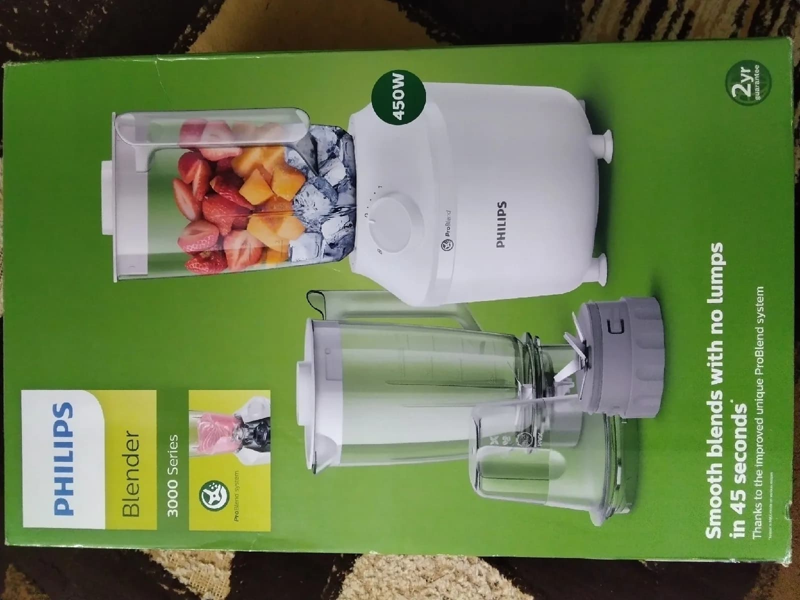 خلاط فيليبس Philips 3000 Series 450W جديد بالكرتون