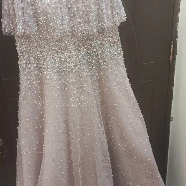 Plus-size evening dress, worn once, still new