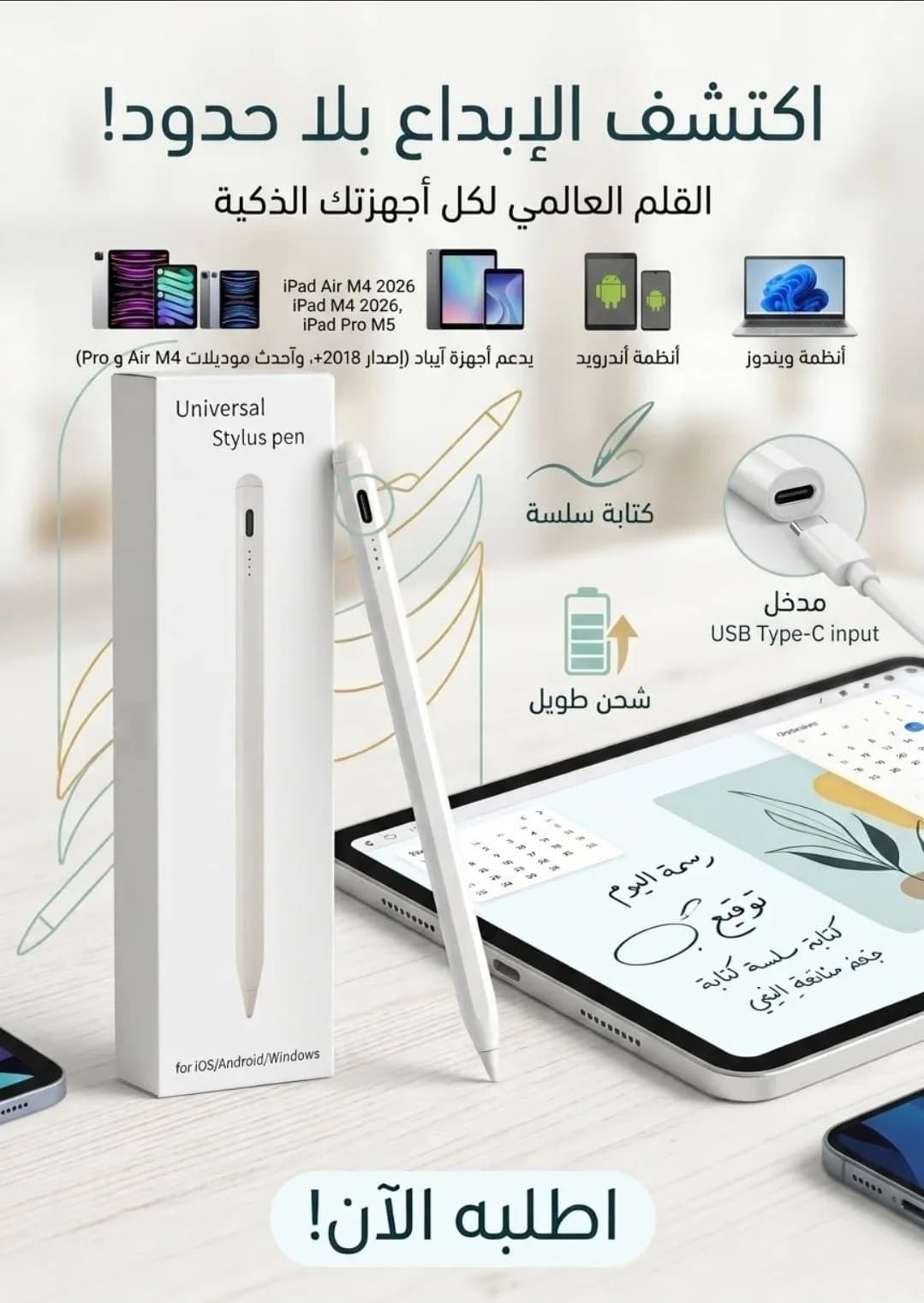 قلم ايباد  عالمي للأجهزة الذكية