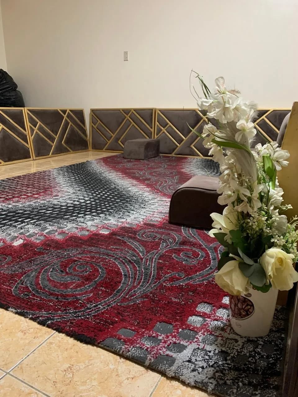 Used sofa and rug for sale, year and a half old, like new