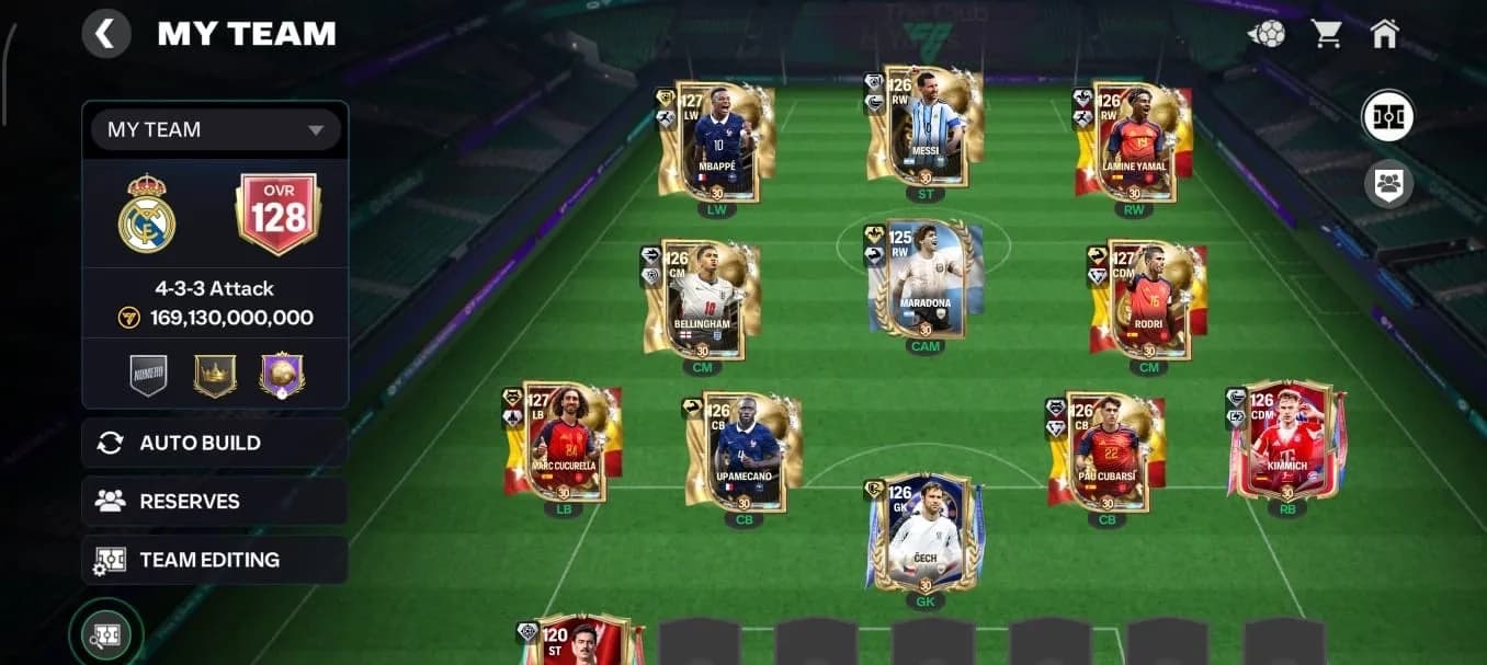 حساب fc mobile