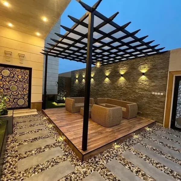 مظلات سيارات سنويش بنل  ومستودعات