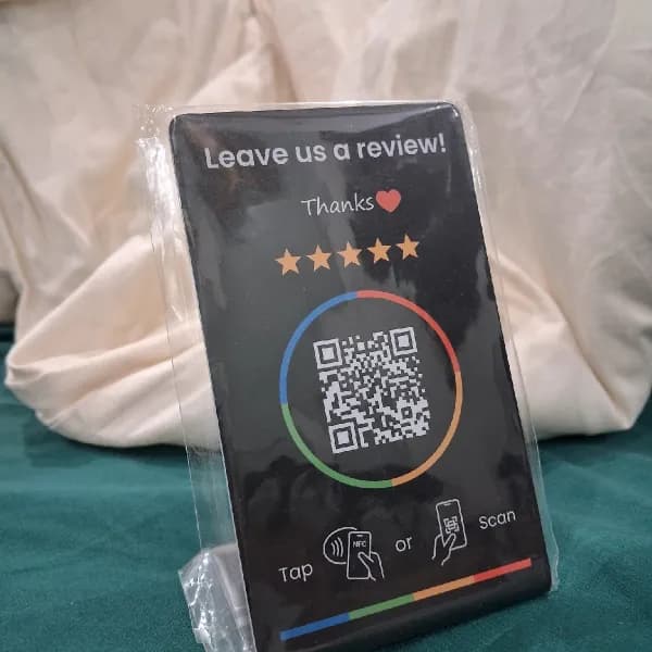 ستاند تقييم قوقل ماب NFC و QR