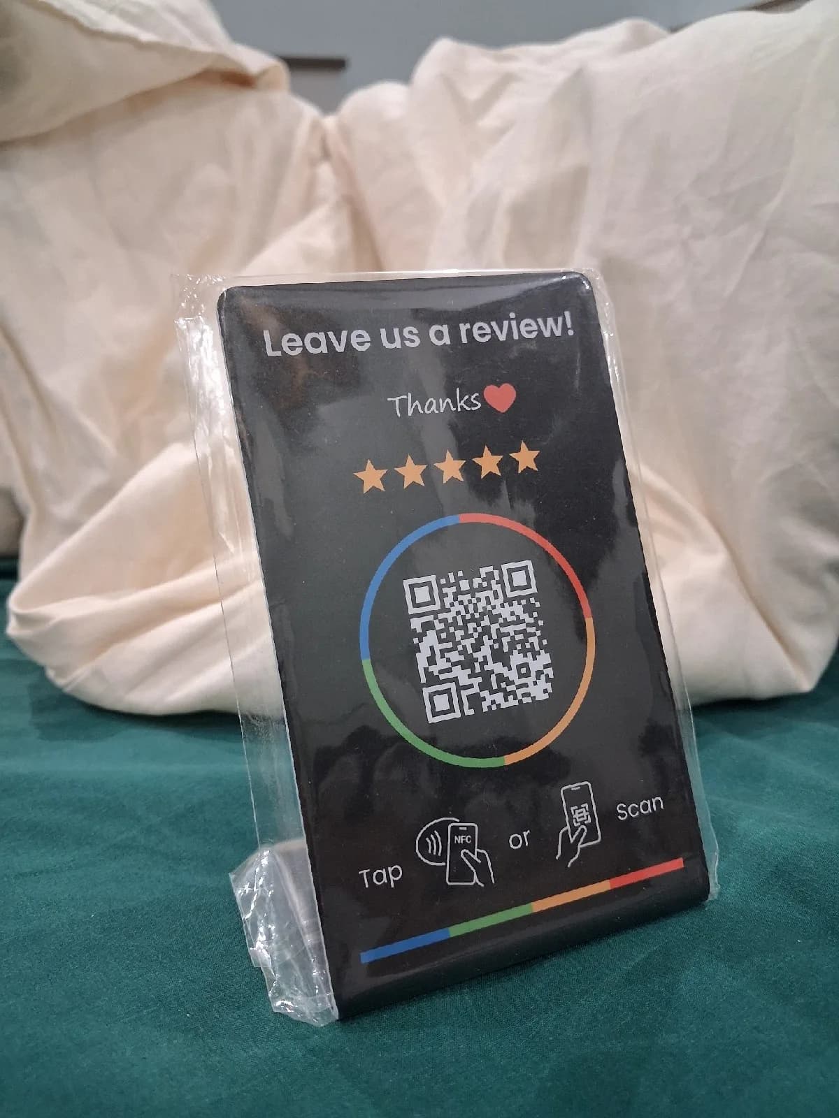ستاند تقييم قوقل ماب NFC و QR