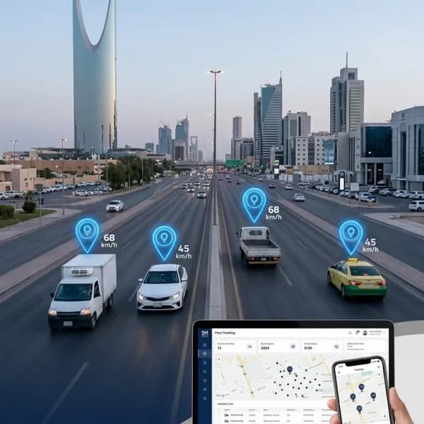 تتبع مركبات وربط ومنصة تخدم احتياجك مدعمة ب AI