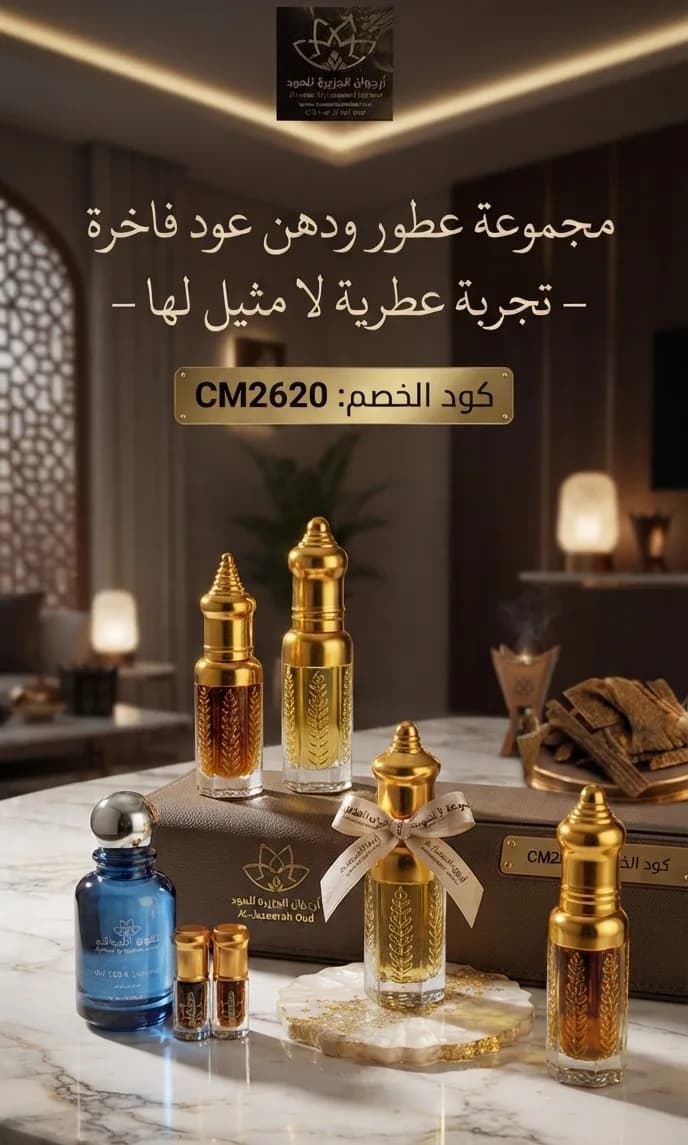 كود خصم أرجوان الجزيرة للعود