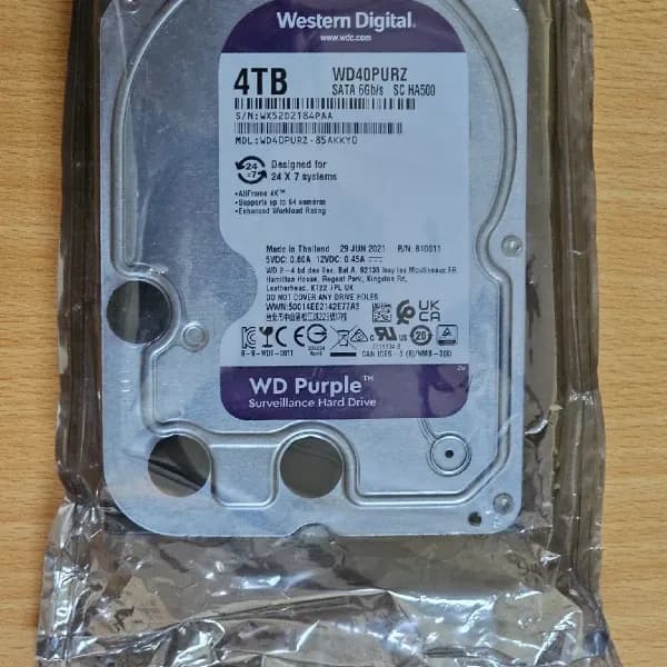 هارديسك 4 تيرا بايت -WD Purple 4TB