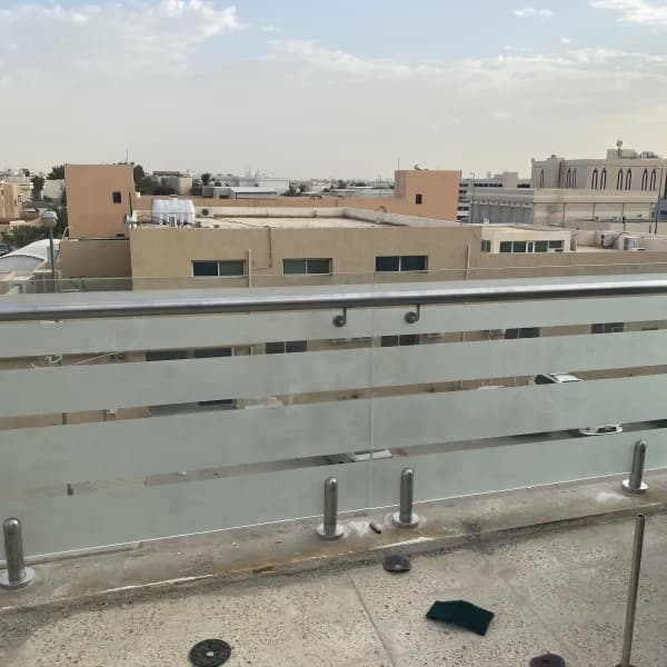 Iron doors, glass railings, and aluminum works