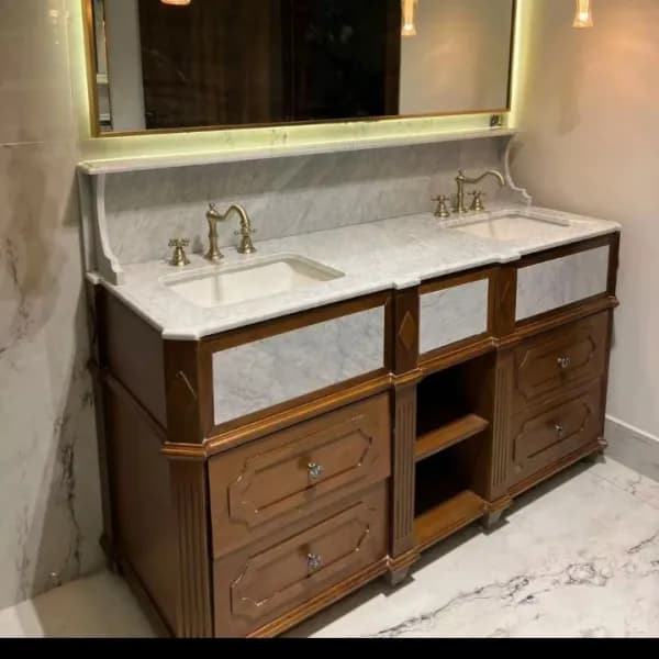 Workshop for Supplying Modern Marble Washbasins