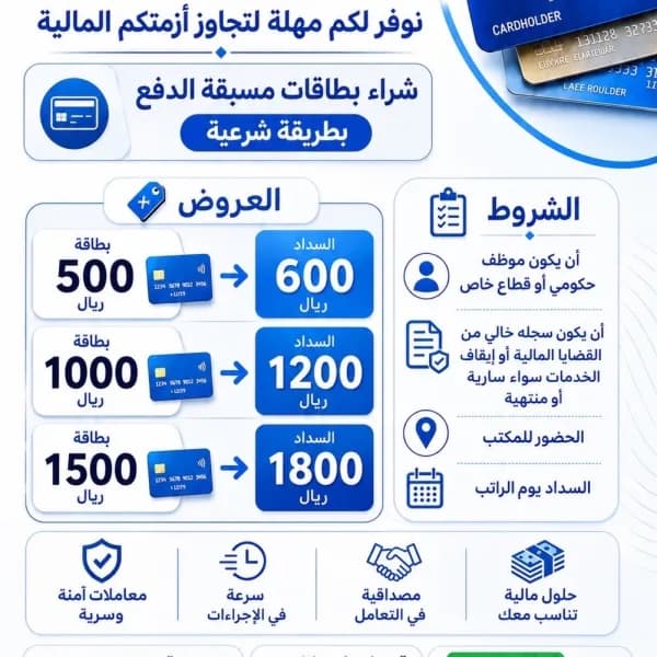قرض مالي بمهلة لآخر الشهر