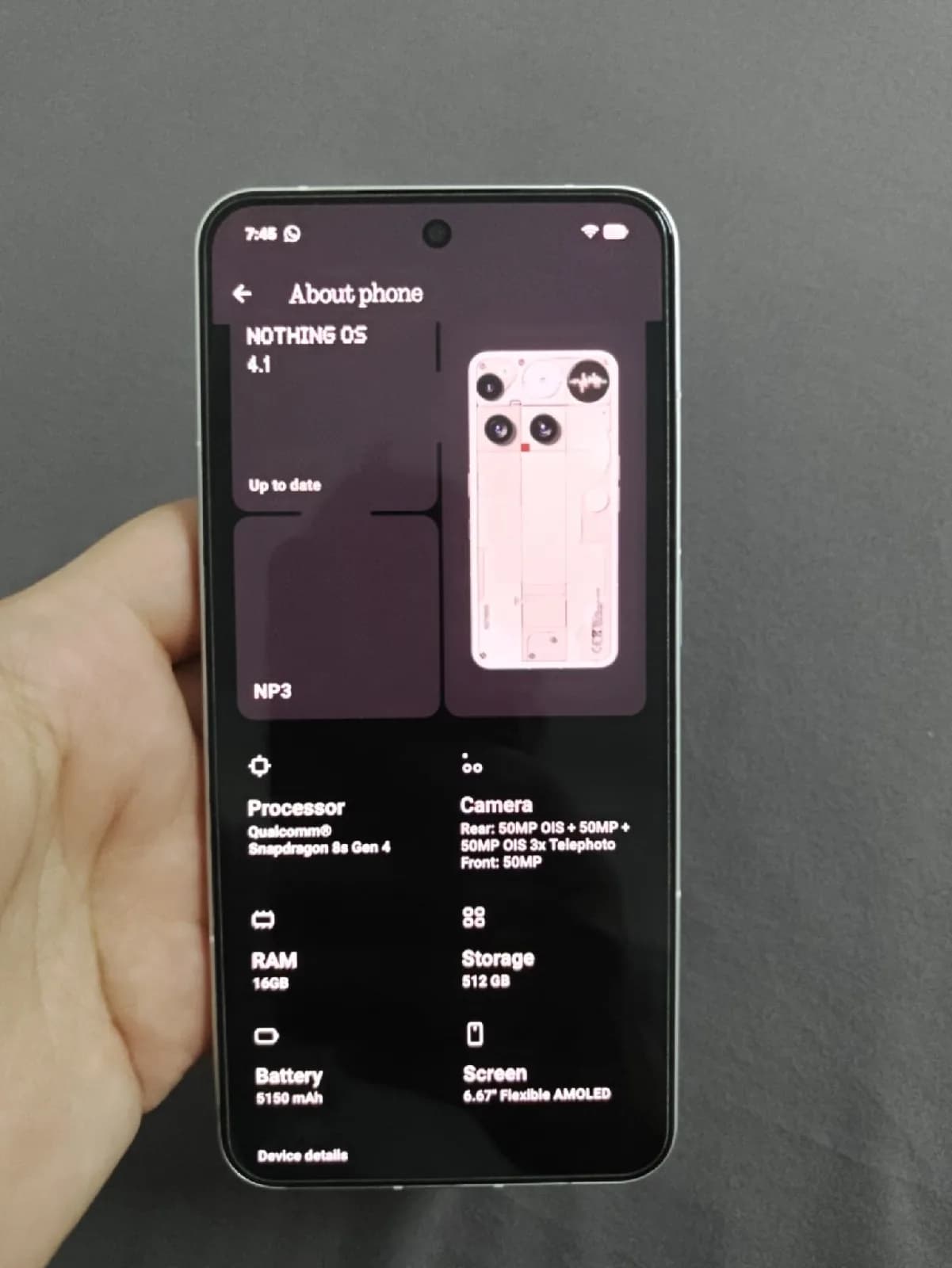 نوثينق فون 3 || Nothing phone 3 16 Ram - 512 gigs